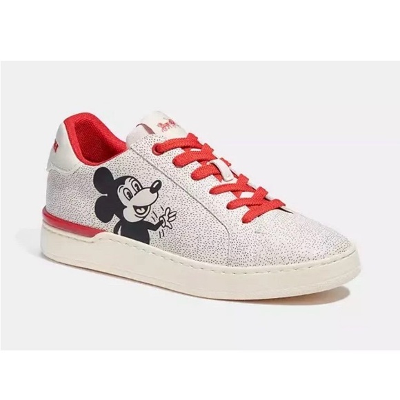 Coach Shoes - Coach x Keith Haring x Disney Mickey Mouse Leather Sneakers size 9